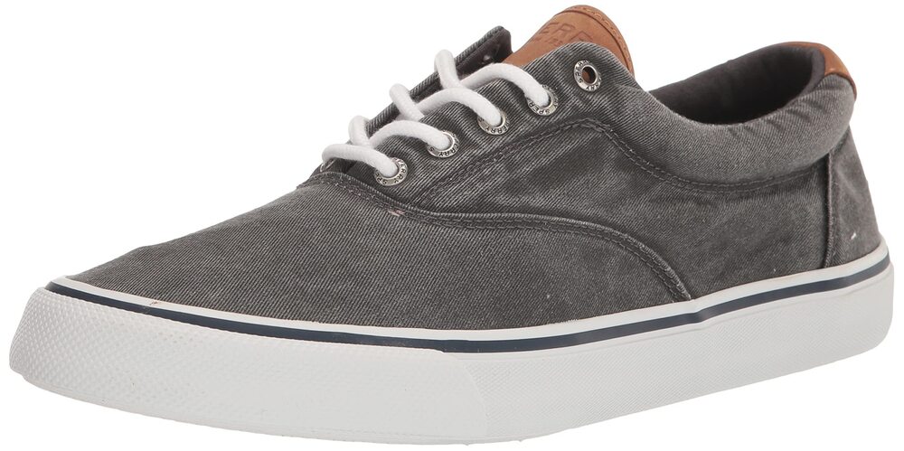 Sperry Men's, Halyard CVO Sneaker Black Twill 8 M